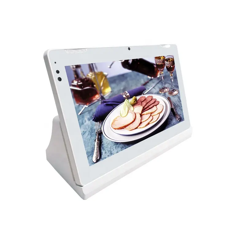 Innovatieve Restaurant Tafel Stand Bestellen Voedsel Lcd Touch Screen Android Digital Signage Reclame Display Ad
