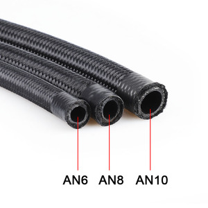 CNSPEED ท่อระบายความร้อนน้ำมันแบบถักไนลอน AN4 6 8 10 การปรับเปลี่ยนยานยนต์การอัพเกรดแบบติดตั้งเพิ่มเติมแบบสากล - Product Image 2