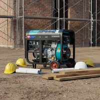 Générateur Diesel Portable à Cadre Ouvert 3kW 3.5kW 220V/380V Monophasé 50Hz HDG4800E pour Urgences Domestiques - Offre Spéciale