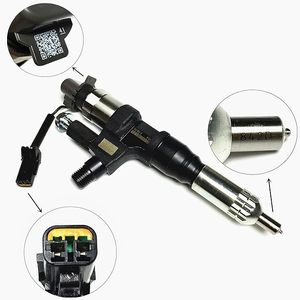 Injecteur de moteur de style Common Rail en aluminium neuf 095000-6593 pour excavatrice J08E-TM SK330-8 SK350 - Product Image 2