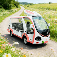 Bus électrique touristique DAOD en forme de lapin, 14 places, pour parc à thème, zoo, station balnéaire, navette touristique, autonomie de 200 km, sans entretien