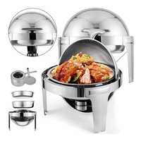 Hot Pot Buffet Poêle Hôtel Fourniture En Acier Inoxydable Buffet Chauffe-Plats Chauffe-Plat