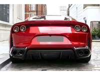 Kit carrosserie diffuseur en fibre de carbone sèche style OEM pour Ferrari 812 – Lèvre de pare-chocs arrière améliorée