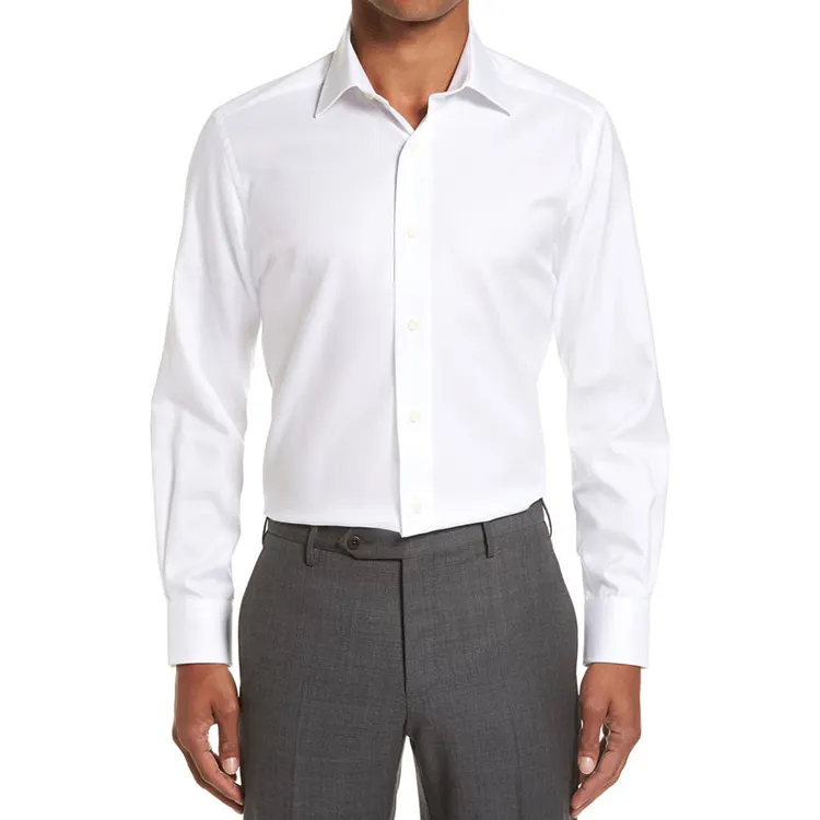 OEM Cotton Casual Office Men's Shirts custom dress shirts white shirts for men