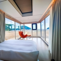 Capsule spatiale modulaire personnalisée, résidence, villa, hôtel, gîte, maison mobile, centre commercial panoramique, attrayante, pratique, très demandée, de haute technologie