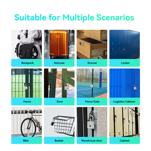 Candado inteligente de acero inoxidable para exteriores, candado de almohadilla biométrica impermeable eléctrico sin llave de seguridad OEM con huella dactilar - Product Image 5