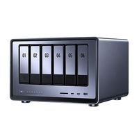 NASync DH2300 NAS de bureau 2 baies, capacité de stockage 60 To, 8 Go de RAM LPDDR5, 1GbE, HDMI 4K, stockage en réseau pour débutants