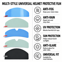 Autocollant anti-buée sans outil pour casque de moto, offrant une visibilité élevée et une conduite sécurisée, fourni par le fabricant