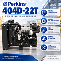   Moteur diesel industriel turbocompressé 4 cylindres 404D-22T 2,2 L 49-61 CV pour excavatrice, chargeuse, équipements de construction
