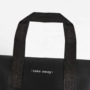 Sac isotherme jetable non tissé pour la conservation de la chaleur et du froid, avec logo personnalisé pour la livraison rapide de repas - Product Image 3