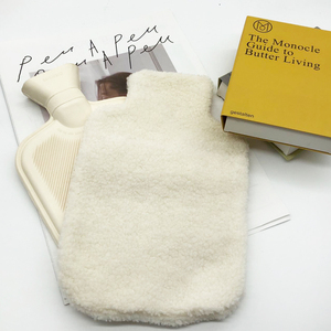 Housse <span class=keywords><strong>polaire</strong></span> en caoutchouc naturel 2l, bouteille d'eau chaude, en molleton, avec couvercle souple, personnalisable avec votre Logo, à réaliser soi-même - Product Image 5