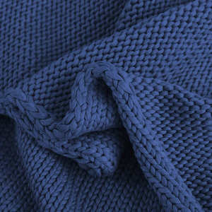 Manta de punto al por mayor, manta envolvente para adultos, sofá para el hogar, <span class=keywords><strong>cama</strong></span>, mantas ponderadas de viaje natural - Product Image 6