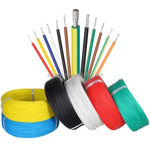 Single core copper UL10362 PFA high temperature 600V 250C 1-30 AWG heat resistant cable electrical cable and wire