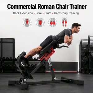 เครื่องฝึกความแข็งแรงเชิงพาณิชย์แบบ 45 องศา รุ่น Roman Chair Back Hyper Extension สำหรับฝึกกล้ามเนื้อหลัง ขายส่งจากโรงงานโดยตรง MOQ ต่ำ รับผลิตแบบ OEM - Product Image 1