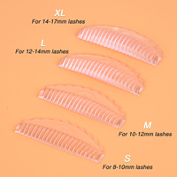EMEDA Coussinets réutilisables coréens pour rehaussement de cils, tiges de rehaussement de cils en silicone souple, boucliers de rehaussement pour cils, outil de maquillage et de beauté