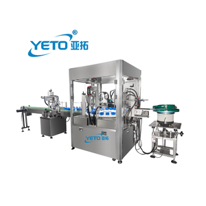 Machine de remplissage et de scellage automatique de parfum YETO, haute productivité, acier inoxydable, bouteilles en plastique/verre, utilisation chimique - Product Image 1