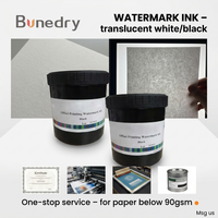 Encre de filigrane blanche et noire translucide pour sérigraphie Tampon sensible à la lumière pour imprimante
