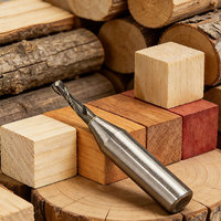 Forets spirales TCT à 2 cannelures pour découpe haute vitesse, en carbure de tungstène, queue de 12 mm, haute résistance à l'usure, élimination facile des copeaux, efficacité CNC