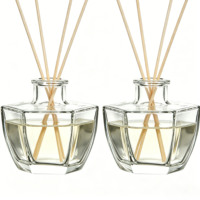 Bouteille en verre vide de 100 ml pour diffuseur de parfum à bâtonnets, personnalisable et en gros, avec impression sérigraphiée