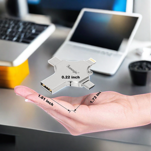 Clé USB multifonctionnelle 4 en 1, 8-256 Go, USB 3.0, OTG, type C, Lightning pour téléphones Android et ordinateurs - Product Image 2