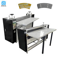 DUSH Mini machine à gaufrer Ondulation Flûte Papier Ligne de carton ondulé Roulement de moteur Machine de fabrication de papier ondulé cintrée