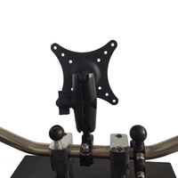 Support de tablette réglable en aluminium, fixation VESA 75x75 100x100, support de moniteur PC avec rotule de 1 pouce, adaptateur VESA pour moniteur RAM