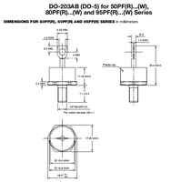 Diode redresseuse à montage sur pied 82PF80 82PFR80 82PF40 82PFR40 82PF120 82PFR120