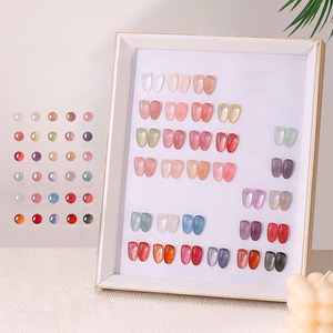 AILANUO Nuevo Diseño de Esmalte de Uñas en Gel Translúcido con Efecto Acuarela de 30 Colores, Set de Colección con Gel Base de Alta Viscosidad - Product Image 1