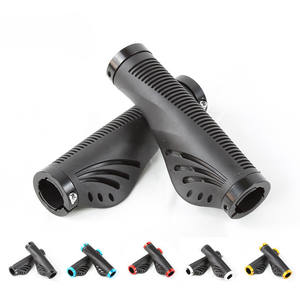 Mountain <b>Bike</b> Handlebar Grips 22.2mm Tpr Rubber With Aluminum Ends For Mountain <b>Bikes</b> - Product Image 3