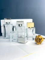 Botella de Perfume de Vidrio en Oferta, Botella de Perfume Vacía de Lujo Personalizada, Botella de Perfume de Vidrio de 30 ml, 50 ml, 100 ml