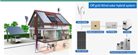 Toit nouvelle énergie puissance réelle 500w 1kw 2kw 5kw 10kw générateur d'éolienne verticale pour générateur hors réseau à usage domestique