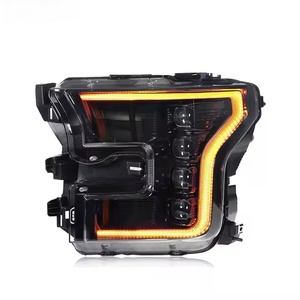 Pour les phares <span class=keywords><strong>Ford</strong></span> <span class=keywords><strong>Raptor</strong></span> F150 2015-2020-Édition américaine-Modifié avec des diodes électroluminescentes-4 lentilles-Phares F150 - Product Image 5