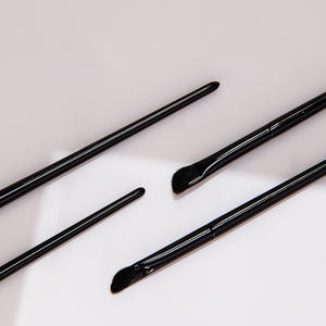 Brosse de mélange de contour de nez de cheveux végétaliens demi-ventilateur brosse oblique en forme de faucille pour l'ombrage d'aile de nez - Product Image 4