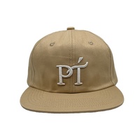 Gorra Snapback Personalizada de 6 Paneles con Logotipo Bordado, Gorra Polo de Visera Plana
