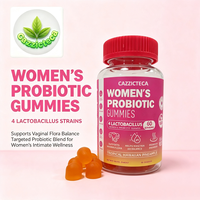 Gummies Probiotiques pour Femmes Marque Blanche avec Lactobacillus XOS et Érable Rouge pour la Flore Vaginale et l'Équilibre du pH OEM/ODM