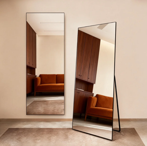 <span class=keywords><strong>Espejo</strong></span> <span class=keywords><strong>de</strong></span> <span class=keywords><strong>Cuerpo</strong></span> <span class=keywords><strong>Entero</strong></span> con Marco <span class=keywords><strong>de</strong></span> Aluminio <span class=keywords><strong>de</strong></span> Alta Calidad, Tamaño Personalizado, Moderno y <span class=keywords><strong>de</strong></span> Lujo - Product Image 2