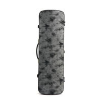 Haute qualité musique Oem client taille haute qualité carré fibre de verre matériel couverture violoncelle étui ukulélé 4/4 violon étui