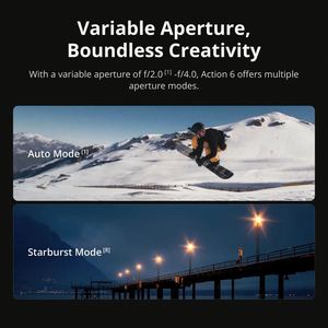 DJ Osmo Action 6 Standard Combo Adventure Combo Caméra 4K 60 Ultra HD Anti-tremblement avec batterie longue durée - Product Image 4