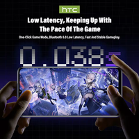 Casque audio sans fil HTC NE70 AI, qualité sonore claire, port confortable, prend en charge 165 langues, écran LCD