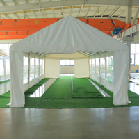 Tente de fête de luxe Suihe en acier, forme dôme, design coupe-vent, installation facile, garantie 1 an pour événements et divertissements en extérieur