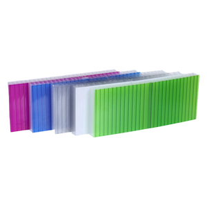 <span class=keywords><strong>Plaque</strong></span> de connexion rectangulaire à sept parois de haute qualité <span class=keywords><strong>30mm</strong></span> 40mm 50mm pour toiture de serre en <span class=keywords><strong>polycarbonate</strong></span>, <span class=keywords><strong>plaque</strong></span> alvéolaire PC pour éclairage solaire - Product Image 4