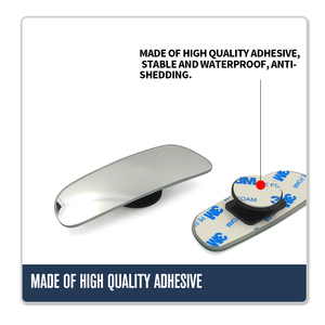 Hình chữ nhật HD kính không khung góc rộng có thể điều chỉnh lồi Xem phía sau mù tại chỗ gương cho xe ô tô - Product Image 4