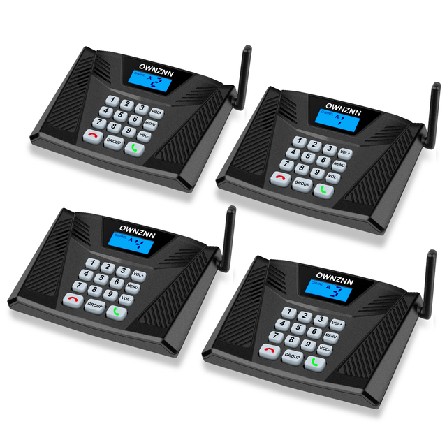 Communication Device Handheld  Digital Radio Long Rang Full Duplex Home Hotel Wireless Intercom System