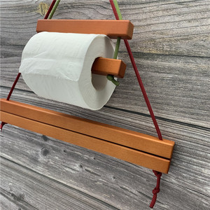 Porte-mouchoirs en bois de style japonais et coréen pour le camping en plein air, porte-serviettes, boîte à mouchoirs suspendue, grand rouleau de mouchoirs - Product Image 3