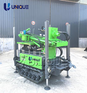 Offre Spéciale UNIQUE 120m 160m 180m Mini plate-forme de forage de puits d'eau Mini perceuse de puits d'eau sur chenilles Plate-forme de forage de mine à vendre - Product Image 2