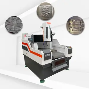 Mesin Ukir Logam Mini 4040 6060, Mesin Penggilingan Cnc Logam untuk Pembuatan Cetakan