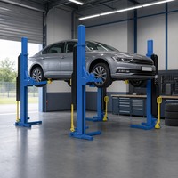Pont élévateur mobile Tianhong GS80MC-4/AC 4*8T pour véhicules, équipement de réparation automobile hydraulique pour garage, certifié CE