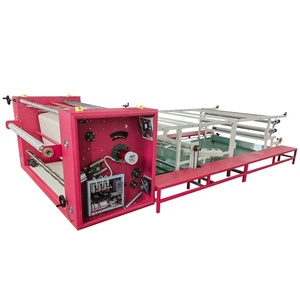 Presse à chaud semi-automatique avec système d'huilage, Calandra manuelle pour maillots, Imprimante à plat pour sublimation et transfert thermique par rouleau - Product Image 5