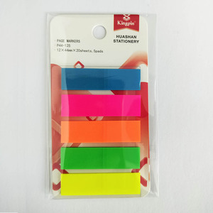 高性能易写不褪色5色Pagemark索引学生教科书注释便签 - Product Image 2