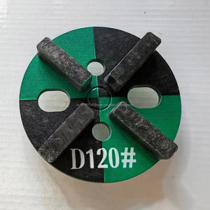 Disco abrasivo de 100mm, 4 pulgadas, 60 #, para suelos epoxi de hormigón terrazo, OEM OBM afilado para rectificadora de suelo de China - Product Image 3